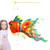 Chinese New Year Paper Lanterns 2024, 200G Chinese Lanterns Kits with Led Light, DIY Fish-Shaped Handmade Chinese New Year Lanterns for DIY Craft Spring Festival
