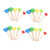 SEWACC 20pcs Sponge Stamp Color Kid Paint Foam Paint Brush Dot Paints for Toddlers Stencil Brush Sponge Foam Kids Sponge Brush Mushroom Head Acrylic Painting Child