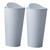 INOOMP 2pcs Garbage can for car Bins with lids Tabletop Trash can Trash can with lid Trash Container for Cars Mini Garbage can Mini Trash cans car trashcan Car Trash Bin Organizer Storage
