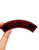 Derby Dame Curved Small Rocker Iron On Embroidered Patch