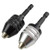 TIHOOD 2PCS 0.3-6.5mm Keyless Drill Chuck Conversion Tool, Keyless Conversion Chuck Adapter,1/4-Inch Hex Shank Drill