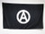 AZ FLAG Anarchy Flag 3' x 5' for a Pole - Arnachism Movement Flags 90 x 150 cm - Banner 3x5 ft with Hole