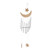 Yardwe 1pc Moon Wind Chimes Wood Musical Wind Bells Decorative Chime Vintage Decor Decorative Wind Chime Retro Wind Chime Porch Wind Chime Wind Chimes Bottles Ceiling Outdoor Aluminum