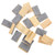 FUNOMOCYA 20pcs Cute Chalk Small Eraser Wipers whiteboard Eraser Small Blackboard School Supplies Felt Chalkboard Eraser Wooden Chalk Board Eraser Felt Chalkboard erasers for School