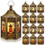 12 Pcs Halloween Lantern with Flickering LED Candle Decorative Pumpkin Witch Bird Lanterns Vintage Mini Candle Lanterns Hanging Spooky Halloween Lanterns for Halloween Decorations Table Centerpiece