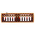 kobeIeen Portable Japanese 13 Digits Column Abacus Arithmetic Soroban Caculating School f
