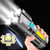 KBTPMTL LED Flashlight, Super Bright Rechargeable Camping Flashlight, Outdoor Waterproof Flashlight W/High Lumens, Rechargeable Powerful Flashlight, Flash Light for Emergencies, Camping, Hiking