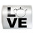 LOVE Word Teapot Tea - PICK COLOR & SIZE - Vinyl Decal Sticker B