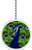 Abstract Peacock Solid Ceramic Ceiling Fan Chain Pull