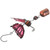 Yardwe Butterfly Bell Cartoon Wind Chime Bell Yard Wind Chime Butterfly Wind Catcher Butterfly Wind Bell Temple Wind Chimes Memorial Wind Chimes Metal Wind Chime 3D Glass Wing Decorations