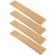 Cabilock 4pcs Adhesive Cork Strips Cork Boards for Walls Pin Board Bulletin Boards Corkboards for Wall Thick Cork Boards Cork Bulletin Bars Cork Strips for Walls Office Mounting Strip Paper
