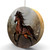 Celestial Horse Hardwood Oak Fan/Light Pull