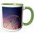 3dRose 81425_7 Ferris Wheel amuseument Park, Paris, France-EU09 Ceramic Mug Green/White