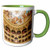3dRose 207390_7 Hungary, Budapest, Hungarian State Opera House. Ceramic Mug Green/White