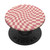 Classic Wavy Pink Checkered Retro Checkerboard Pattern PopSockets Standard PopGrip