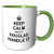3dRose 233242_7 Keep Calm and Let Douglas Handle it - funny person Ceramic Mug Green/White