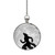 Gotham Decor Halloween Wolfman Moon Glow in The Dark Ceiling Fan and Light Pull Chain Pendant Single Sided