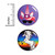 Unicorn Button 2 Pack Backpack Pins 1 Inch 2P1-9