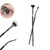 Folding Angle Scalloped Lash Brush, 2024 New Fan Mascara Brushes Eyelash Eyebrow Brush, Angled Fan Shaped Makeup Brush Eye Lashes Makeup Tools, Brush Makeup Tool for Upper Lower Eye Lash (2PC)
