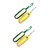 UKCOCO 4 Pcs Emergency Light Led Keychain Flashlight Portable Led Keychain Ultra Bright Flashlight Led Keychain Torch Tiny Led Keychain Small Led Flashlights Pendant Super Bright