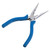 Angoily Needle Nose Pliers Crimp Tool Wire Stripper Plier Multi Tool Kit Cable Crimping Tool Wire Crimping Tool Nippers Tool Multi-function Stripping Pliers Nozzle Pliers Alloy Steel Mini