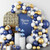 GREMAG Navy Blue Gold Balloon Garland Arch Kit, Blue Gold and White Balloons, 102PCS with Confetti Gold Party Decoration Balloons, Matte Latex Material for Graduation Birthday Baby Shower Party Supply GREMAG Navy Blue Gold Balloon Garland Arch Kit, Blue Gold and White Balloons, 102PCS with Confetti Gold Party Decoration Balloons, Matte Latex Material for Graduation Birthday Baby Shower Party Supply