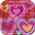 Square I Heart Valentine Dinner Plates, 8ct