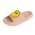 Qubuwalk Smiley Face Slippers Cloud Slides for Women and Men Cushioned Thick Sole Pillow Slippers Quick Drying Cloud Slippers Non-Slip Shower Bathroom Sandals
