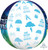 Anagram 16" Battle Royal Orbz Foil Balloon, Multicolor