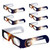 Biniki Solar Eclipse Glasses CE & ISO Certified Safe Shades for Direct Sun Viewing for Solar Eclipse (6 Packs)