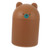 HOMSFOU Desktop Trash Can Table Waste Basket Kitchen Waste Bin Waste Can with Lid Lidded Trash Bin Small Trash Can Children Room Trash Can Car Trashcan Strawberry Office Small Desk Plastic