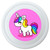 GRAPHICS & MORE Cute Kawaii Rainbow Unicorn Chibi Novelty 9" Flying Disc