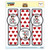 Betty Boop Heart Logo Set of 3 Glossy Laminated Bookmarks