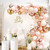 Rose Gold Balloons Garland Arch Kit, Rose Gold Confetti Gold Metallic Balloons, Macaron Orange Birthday Party Balloons for Baby Shower, Bridal Shower, Wedding, Birthday, Anniversary