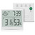 Indoor Digital Thermometer Hygrometer with Alarm Clock Big LCD Baby Room Thermometer Hygrometer Living Room Electronic Hygrometer