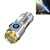 German Three-Eyed Monster Mini Flash Super Power Flashlight, Allfound Three-Eyed Monster Mini Flashlight, Three-Eyed Monster Mini Flashlight, Rechargeable Flashlights High Lumens Flash Light-Silver