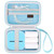 Canboc Carrying Case Compatible with Phomemo M02/ T02 Mini Printer Sticker Printer, Pocket Thermal Bluetooth Sticker Maker Box for Thermal Paper, USB Cable, Blue (Case Only)
