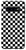 Galaxy S10 Black / White Classic Checkered Big Checkerboard Case
