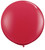 Qualatex 3' Ruby Red Latex Balloons (2ct)