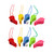 CLISPEED 60pcs Cheerleading Whistle Referee Whistle Kids Whistle Sporting Goods Child Sports