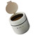 Zerodeko Trash can with lid Bins trashcan Desktop Garbage Container Trash Basket Mini Trash can Kitchen Table Garbage Container Waste bin Desk Trash can Office Plastic Organizer Cute
