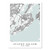 Staten Island New York Blue Water Street Map Print, Unframed