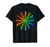 Retro Style Oboe Rainbow Oboe Player Orchestra Band Oboist T-Shirt