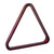 GSE Solid Wood Billiard 8-Ball Triangle & 9-Ball Diamond Pool Ball Racks for 2-1/4" Pool Balls (Mahogany Triangle Rack)