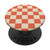 Checkered Classic Pumpkin Pie Beige Hue Checkerboard PopSockets Standard PopGrip