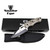 Snake Eye Tactical Fixed Blade Camo Style Hunting Knife w/Nylon Sheath Fire Starter (Gray)