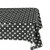 Salsell 3-Pack Polka Dot Tablecloth Polka Dot Plastic Tablecloth 54"x108" Inch Polka Dot Table Cover for Party(Black)
