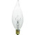 HC Lighting - E12 Candelabra Base 25 Watt Clear Flame Tip 130 Volt Decorative Chandelier Light Bulb (10 Pack) (25W)