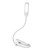 jojofuny 360 USB Rechargeable Eye Protection Desk Lamp Led Reading Lamp Touch Bedside Lamp Gooseneck Reading Lamp Led Desk Lamp Clip-on Table Lamp Control Lights Adjustable