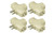 HomeHopes 3 Outlet Plug Adapter, 3 Way Electrical Outlet Adapter, 3 Way Outlet Splitter Adapter